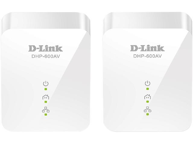 D-Link PowerLine DHP-601AV AV2 AV1000 Gigabit Starter Kit, up to 1000 Mbps