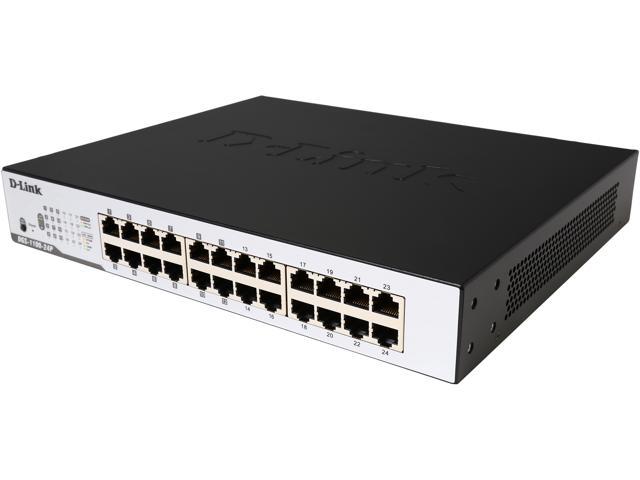 AM D-Link DGS-1100-24 EasySmart 24-Port Gigabit Network Switch 
