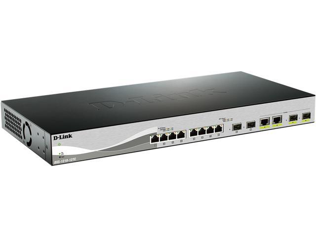 DXS-1210-12TC - 12-Port Web Smart 10-Gigabit Ethernet Switch