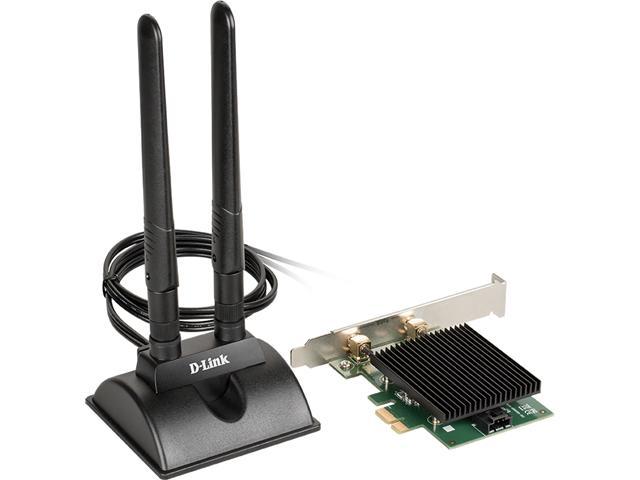 D-Link DWA-X3000 AX3000 Wireless Wi-Fi 6 PCIe Network Adapter IEEE 802.11ax PCI Express AX3000 / Up to 3.0Gbps Wireless Data Rates