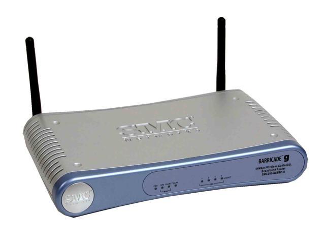 SMC LG-ERICSSON SMC2804WBRP-G Wireless Broadband Router with USB Print Server IEEE 802.3, IEEE 802.11b/g