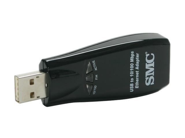 SMC LG-ERICSSON SMC2208USB/ETH Ethernet Adapter 10/20/100/200Mbps USB 1 x RJ45
