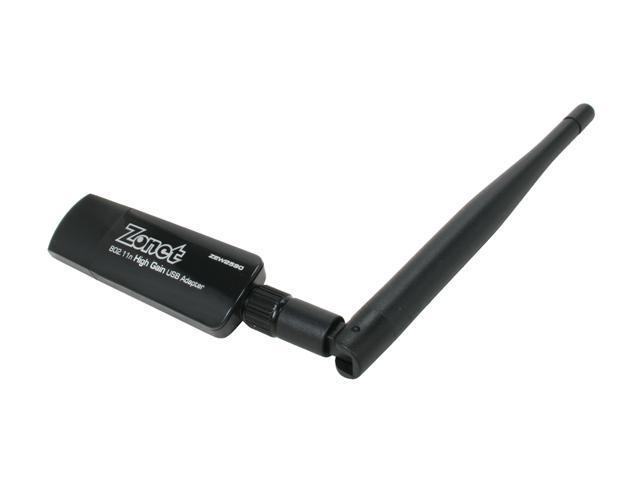 Zonet ZEW2590 High Gain Wireless Adapter IEEE 802.11b/g/n USB 2.0 Up to 150Mbps Wireless Data Rates