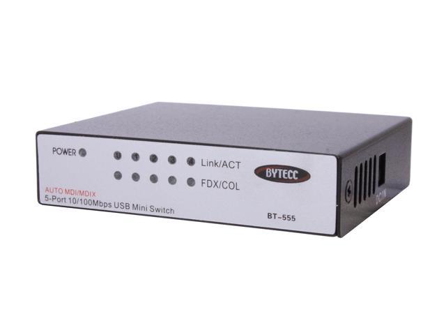 BYTECC BT-555 5 Ports N-Way Mini Networking Switch