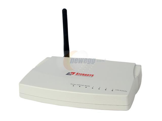 XTERASYS XR-2407G Wireless 4-Port DSL/Cable Router IEEE 802.11b/g