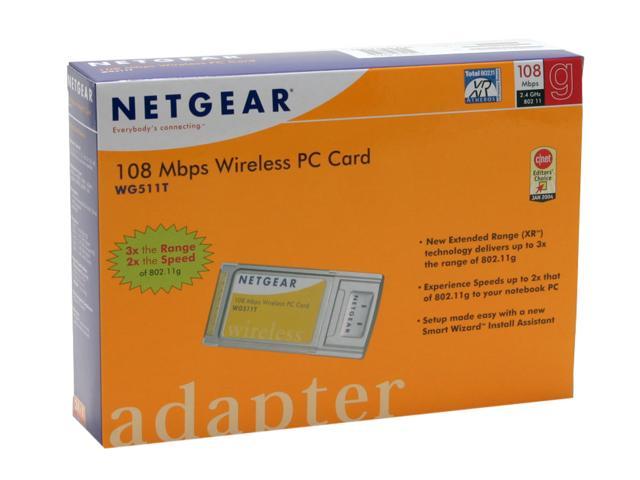 NETGEAR WG511T 802.11g Wireless PC Card - Newegg.com