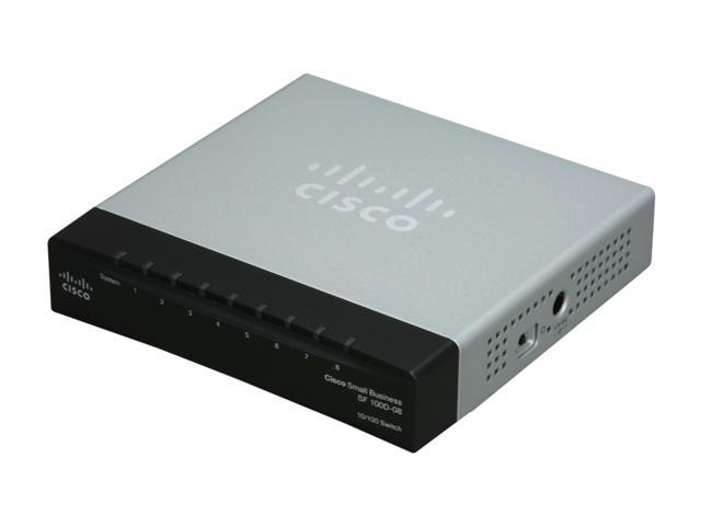 Cisco Small Business SD208T-NA Unmanaged Unmanaged Switch with QoS