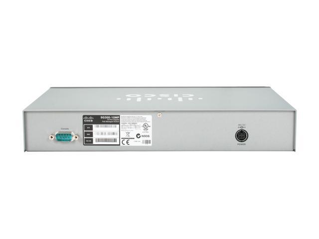 Cisco SG300-10MP (SRW2008MP-K9-NA) 10-port Gigabit Max-PoE Managed ...