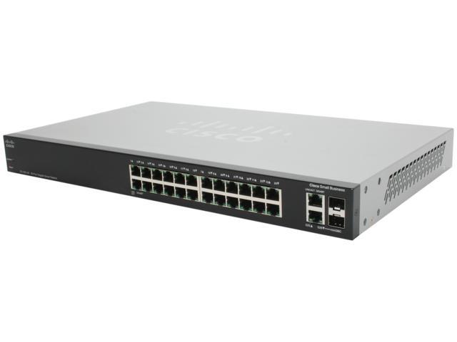 Cisco Small Business 200 Series SLM2024T-NA Smart Gigabit Switch SG200-26