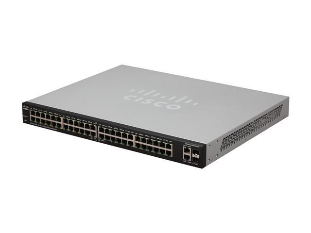 Cisco Small Business 200 Series SLM2048PT-NA Smart PoE Gigabit Switch SG200-50P
