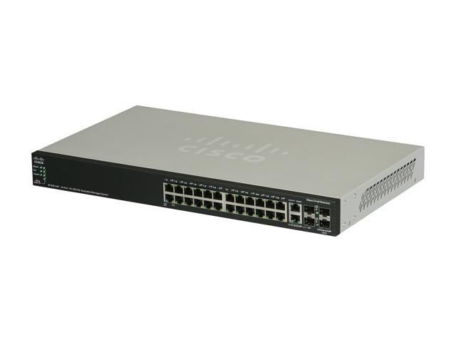 Cisco Small Business 500 Series SF500-24P-K9-NA Managed PoE Stackable Managed Ethernet Switch