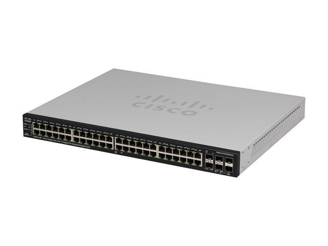 Cisco Small Business 500X Series SG500X-48P-K9-NA Managed PoE Stackable Gigabit Ethernet Switch