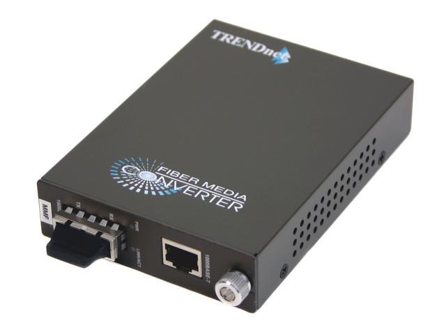 TRENDnet TFC-1000MSC Multi-Mode Fiber Converter with SC-Type Connector 1 Gbps 1x 1000Base-T, 1x 1000Base-SX
