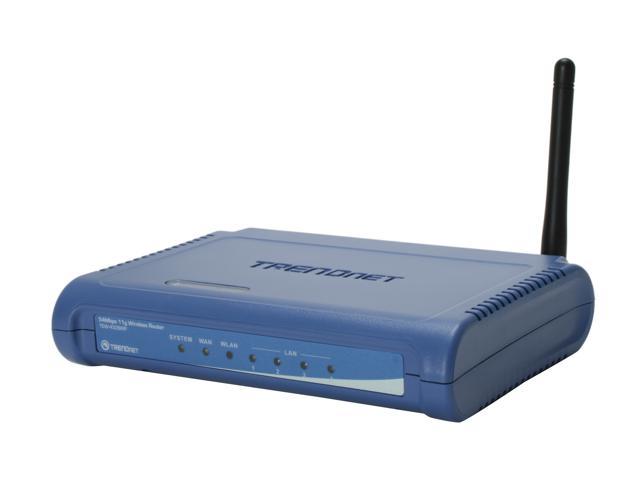 TRENDnet TEW-432BRP Wireless Broadband Router 802.11b/g up to 54Mbps/ 10/100 Mbps Ethernet Port x4