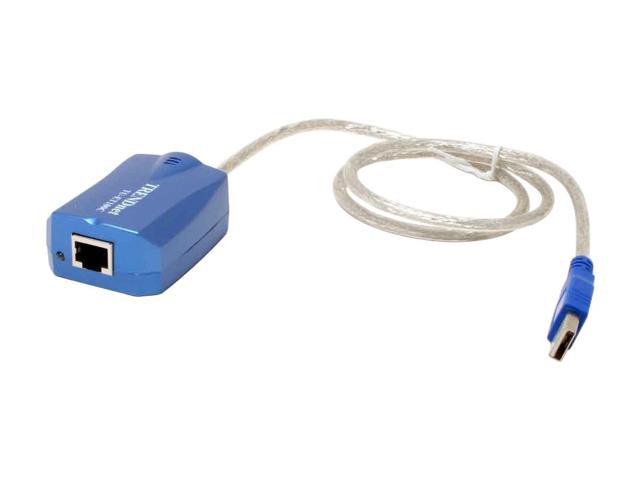 TRENDnet TU-ET100C to Ethernet Adapter 10/20/100/200Mbps USB 1 x RJ45