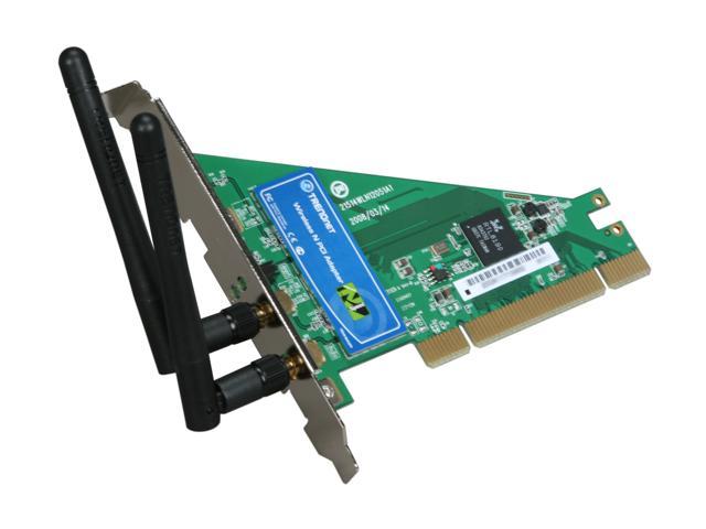 TRENDnet TEW-643PI Wireless N Adapter IEEE 802.11b/g/n 32bit PCI Up to 150Mbps Wireless Data Rates