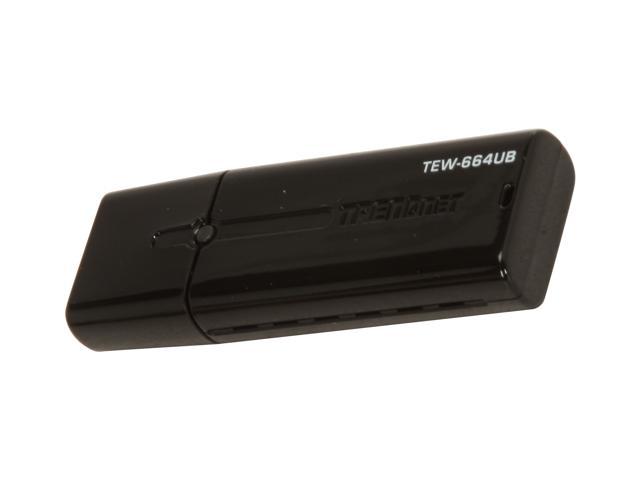 TRENDnet TEW-664UB N600 Dual Band (2.4GHz 300Mbps/5GHz 300Mbps) Wireless USB Adapter