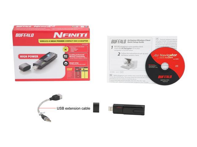 BUFFALO WLI-UC-G300HP USB 2.0 AirStation Nfiniti High Adapter - Newegg.com