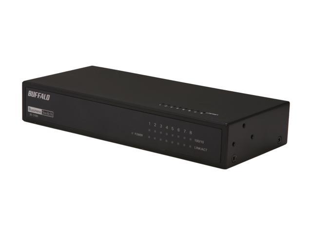 BUFFALO 8-Port Business-Class Unmanaged 10/100 Mbps Switch - BS-2108U