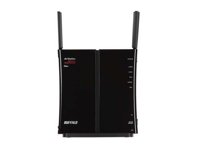 BUFFALO WZR-600DHP AirStation HighPower N600 Gigabit Dual Band Wireless Router -