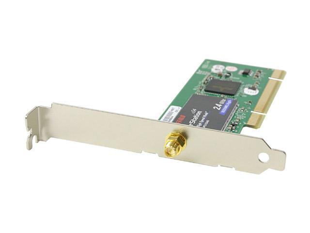 BUFFALO WLI2-PCI-G54S Wireless-G 125 High-Speed Adapter IEEE 802.11b/g 32-Bit PCI Bus Up to 125Mbps Wireless Data Rates