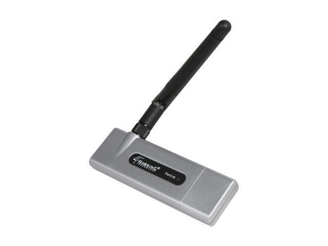 HAWKING HWUG1 Wireless-G Adapter with Removable Antenna IEEE 802.11b/g USB 2.0 Up to 108Mbps Wireless Data Rates