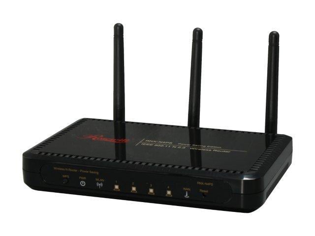 Rosewill RNX-N4PS IEEE 802.11b/g/n Wireless-N 2.0 Router (2T3R) Up to 300Mbps Data Rates/ WPA/WPA2 (AES, 64,128-WEP with shared-key authentication), WPS/ Power Saving Solution/ Hardware WPA button