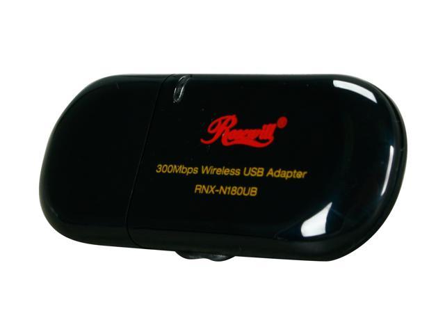 Rosewill RNX-N180UB, Wireless N300 Wi-Fi Adapter, IEEE 802.11b/11g/11n, (2T2R) Up to 300Mbps Wireless Data Rates, USB 2.0 Interface, WPS supported