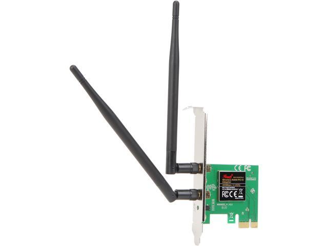 Rosewill N300 Wireless PCI Express Adapter, 300 Mbps (2.4 GHz) PCIe Wi-Fi Network Card for PC
