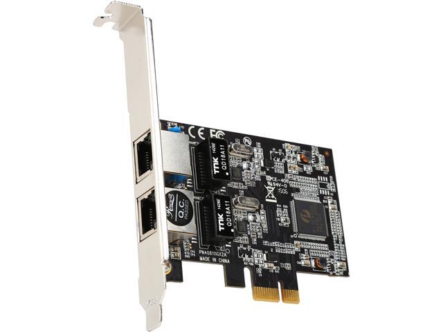 Rosewill RNG-407-Dualv2 PCI-Express Dual Port Gigabit Ethernet Network Adapter 2 x RJ45