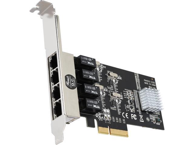 Rosewill RC-NIC413 4 Port Gigabit Card, Quad RJ45 Ethernet Ports PICe Network Adapter Card