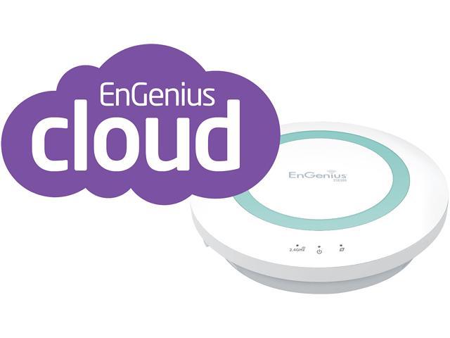 EnGenius ESR300 N300 2-Way Interactive Intelligent Router with Four Fast Ethernet Ports, USB and EnShare
