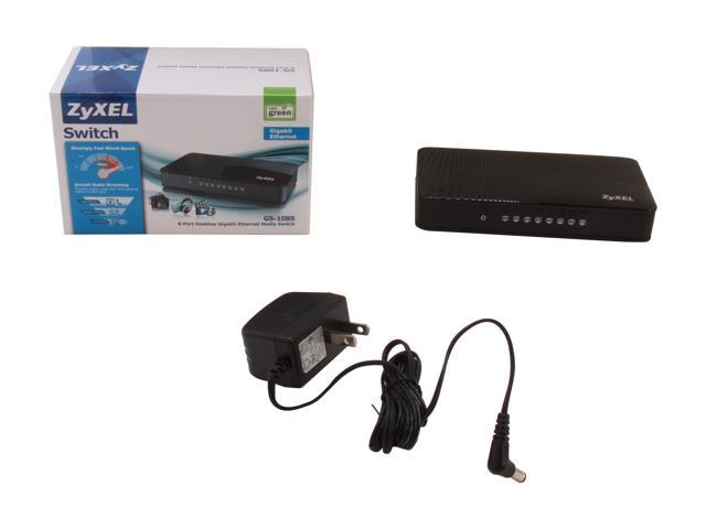 react Compare Hypocrite ZyXEL GS108S 8-Port Desktop Gigabit Ethernet Media Switch - Newegg.com