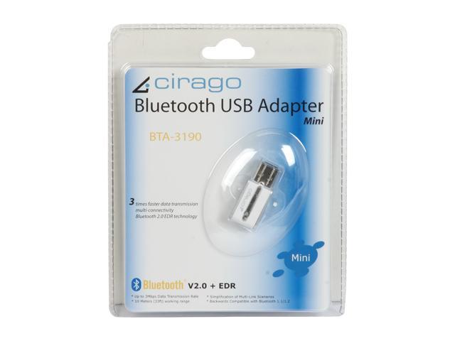 cirago BTA-3190 USB 2.0 Bluetooth Dongle - Mini - Newegg.com