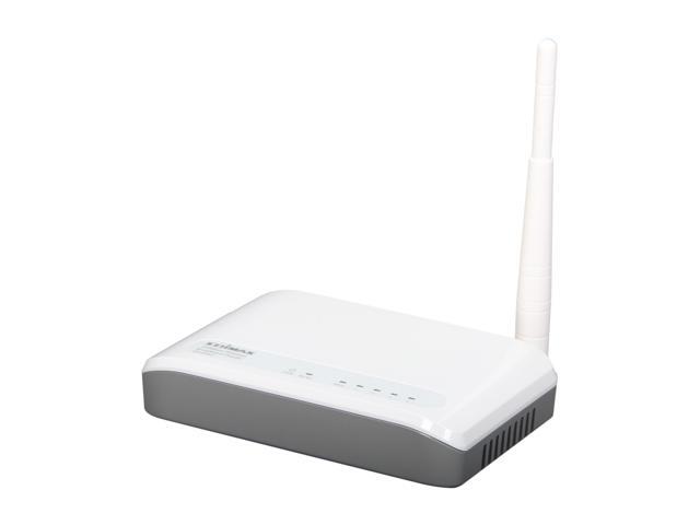 Edimax BR-6228NS 150 Mbps 11n Wireless Broadband Router with 4 Port Switch, featured with intelligent iQ-Setup for hassle free installation and configuration, Green technology for electricity saving.