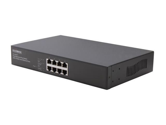 EDIMAX ES-5844P+ 8-Port Fast Ethernet PoE Switch