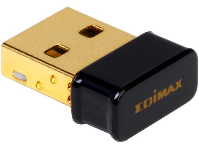 Edimax EW-7711ULC AC433 Wireless USB Adapter for PC/Laptop, Nano Size to Plug it & Forget it, Upgrade for Faster Performance, Support Windows XP/Vista/7/8/8.1 (5GHz Band Only)