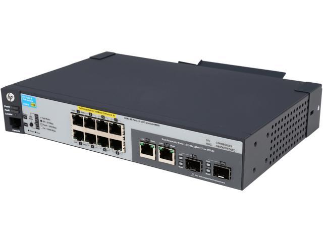 HP J9565A#ABA ProCurve 2615-8-PoE Stackable Ethernet Switch - Newegg.com