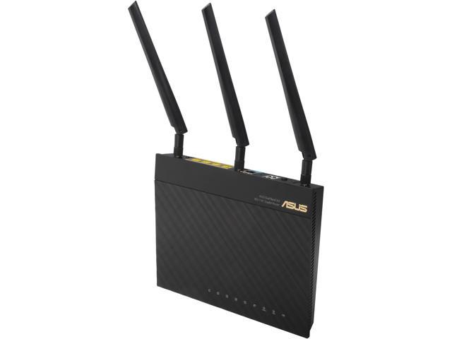 ASUS RT-AC66R Dual-Band Wireless-AC1750 Gigabit Router –Asus Certified.
