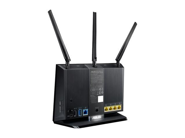 neef Lastig Langskomen ASUS RT-AC68U Wireless-AC1900 Dual Band Gigabit Router - Newegg.com