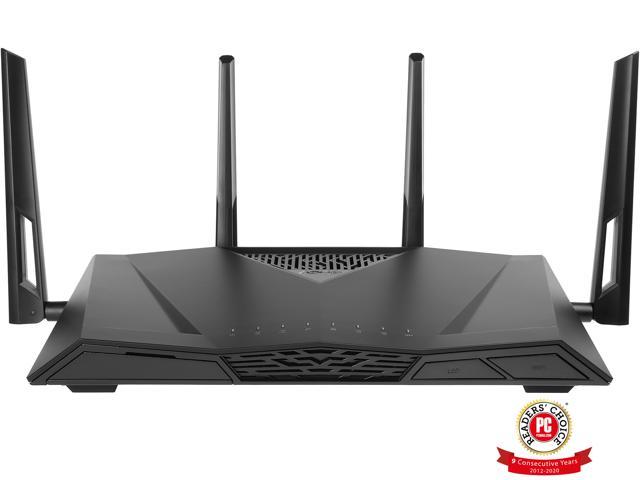 ASUS AC3100 Wi-Fi Dual-band Gigabit Wireless Router with 4x4 MU-MIMO, 4 x LAN Ports, AiProtection Network Security and WTFast Game Accelerator, AiMesh Whole Home Wi-Fi System Compatible (RT-AC3100)