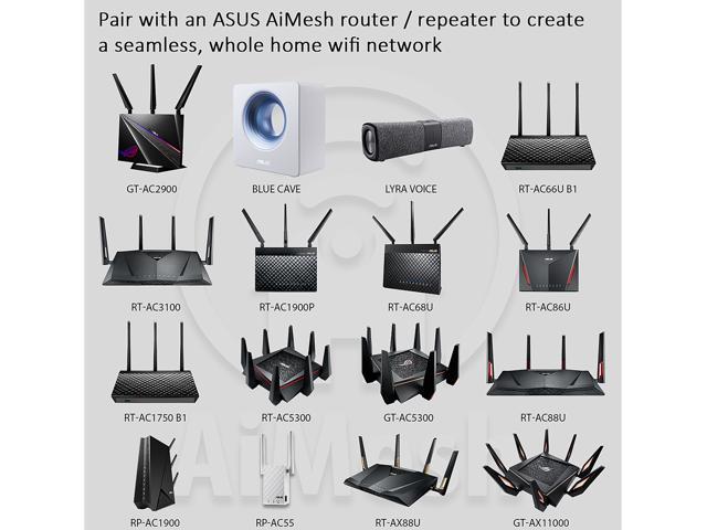 ASUS ROG Rapture GT-AX11000 Tri-band Router, Mesh Wi-Fi System 