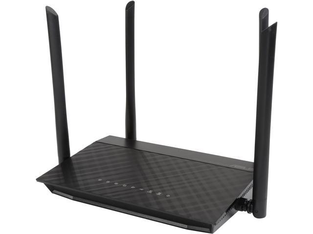 Asus Certified RT-AC1200 Dual-Band Wi-Fi Router with four 5 DBi Antennas and Parental Controls