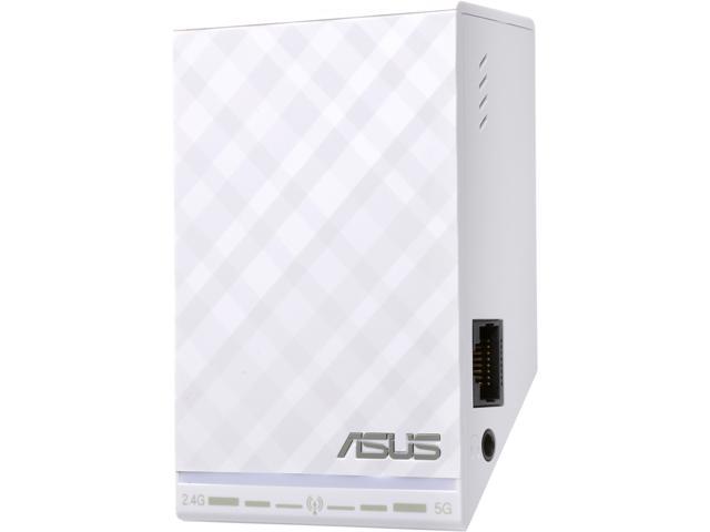 ASUS RP-N54 Dual-Band (2.4 GHz, 5 GHz) Wireless N600 Repeater / Access Point / Media Bridge with RJ45 10/100 Ethernet and Audio Ports