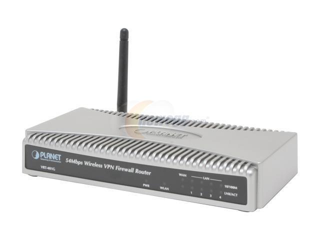PLANET VRT-401G 54Mbps Wireless VPN Firewall Router - Newegg.com
