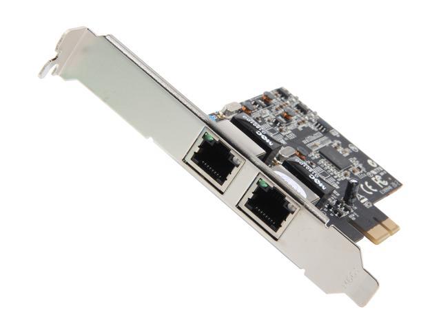 SYBA 2 Port Gigabit Ethernet PCI-e x1 Network Card - SY-PEX24028