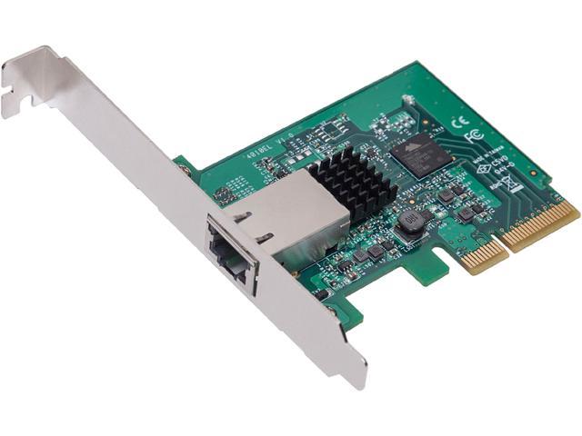 SYBA SY-PEX24056 10 Gigabit 10GBase-T Ethernet PCI-e x4 Network Card (Marvell Alaska chipset) 10Gbps PCI-Express x4