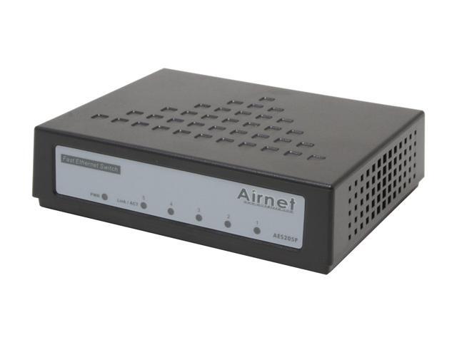 Airnet AES205P Fast Ethernet Switch - Newegg.com