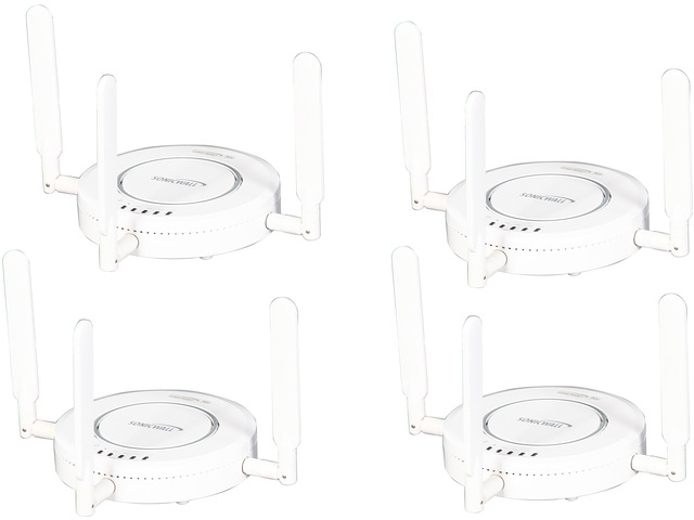 SonicWall 01-SSC-8590 4-Pack Bundle SonicPoint-Ne Dual-Band Wireless AP ...
