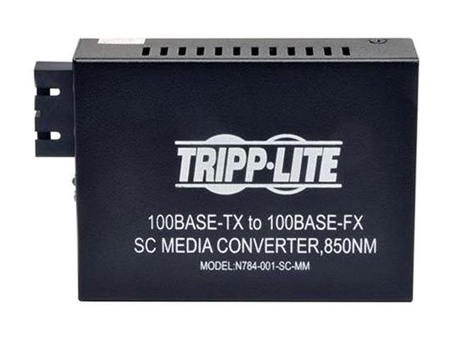 Tripp Lite 10/100 SC Multimode Media Converter, 550M, 850nm (N784-001 ...